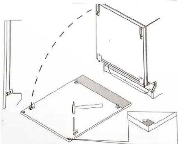 Hestan KDW24OV - Montage des crochets et supports - 2