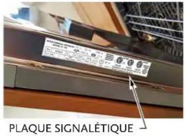 Hestan KDW24OV - PLAQUE signalétique - 1