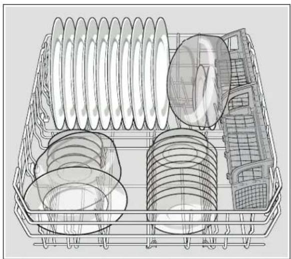 THERMADOR DWHD760CFP - Configuration de chargement suggeree - 1