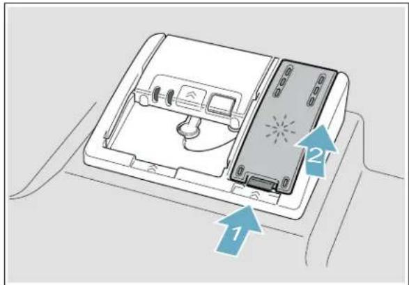 THERMADOR DWHD760CFP - Adding rinse aid - 1