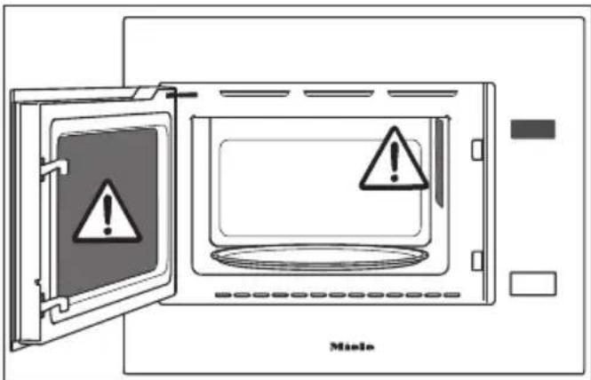 MIELE M 2241 SC - Nettoyer la cavite du four - 1