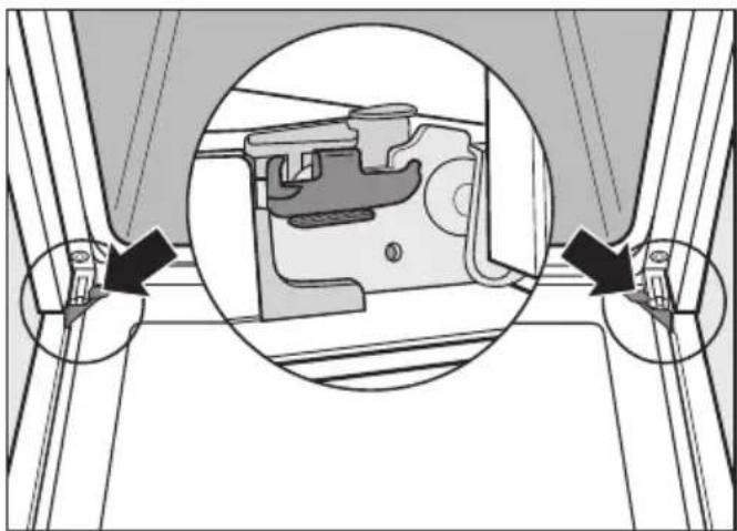 MIELE H 7580 BP - Démontage de la porte du four - 1