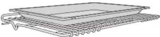 MIELE H 7580 BP - Plat universel et grille de cuisson avec butées de sécurité antibasculement - 4