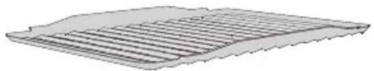 MIELE H 7580 BP - Plateau pour griller et rôtir HGBB 30-1 - 1