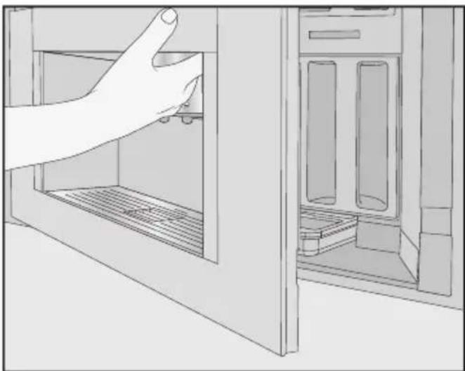 MIELE CVA 7775 - Nettoyer le bac d'égouttage et le bac à marc - 1