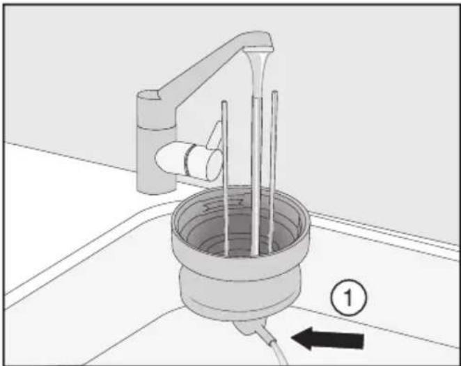 MIELE CVA 7775 - Nettoyer le récipient à lait et son couvercle - 1