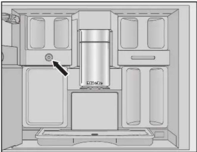 MIELE CVA 7775 - Nettoyage de la vanne de lait (quotidien) - 1
