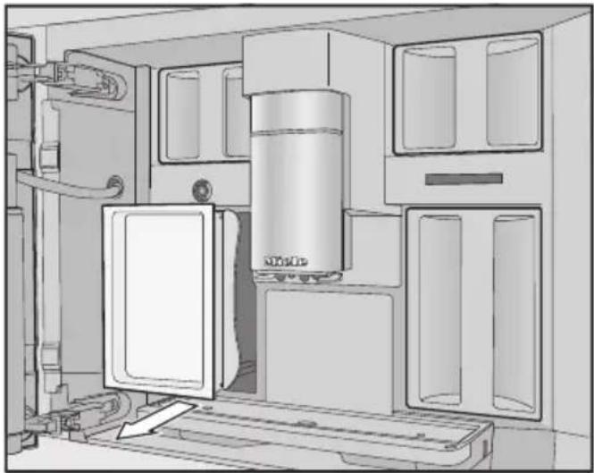 MIELE CVA 7775 - Insertion de la cartouche de nettoyage - 2