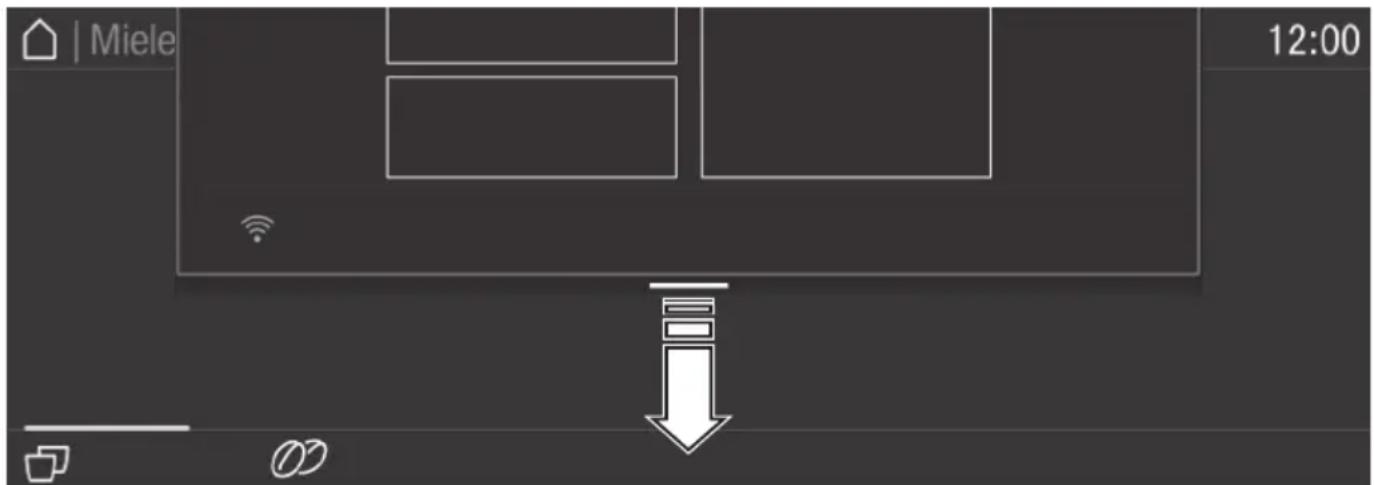 MIELE CVA 7775 - Menu déroulant - 1