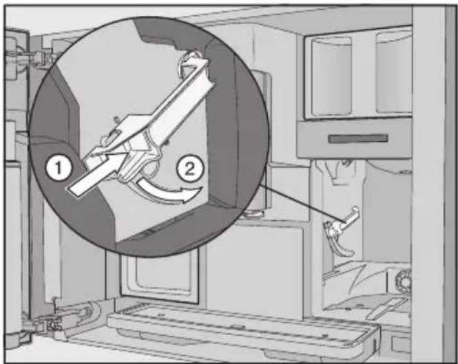 MIELE CVA 7775 - Nettoyer l'unité de percolation et l'intérieur - 6