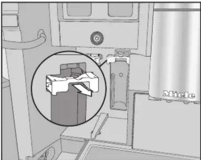 MIELE CVA 7775 - Insertion de la cartouche de détartrage - 1