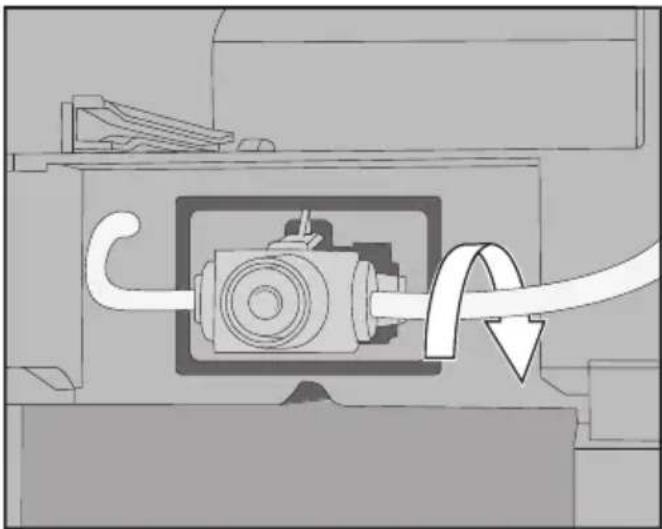 MIELE CVA 7775 - Insertion de la vanne de lait - 3