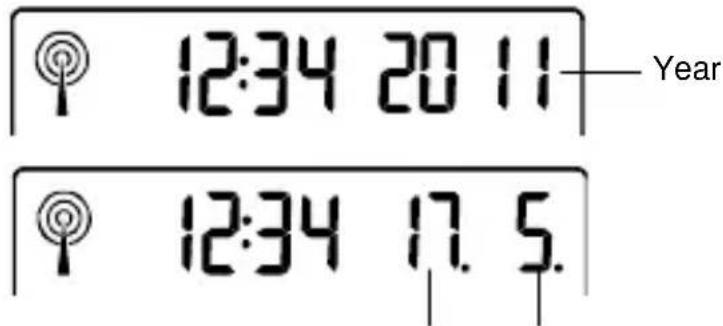 TFA 35.1109 - CALENDAR SETTING: - 1