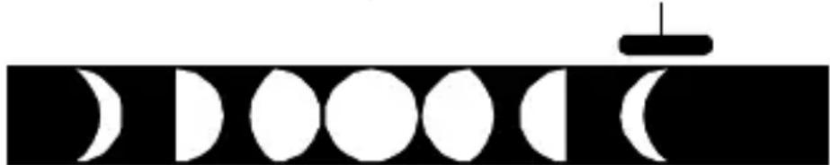 TFA 35.1109 - MOON PHASES SYMBOL - 1
