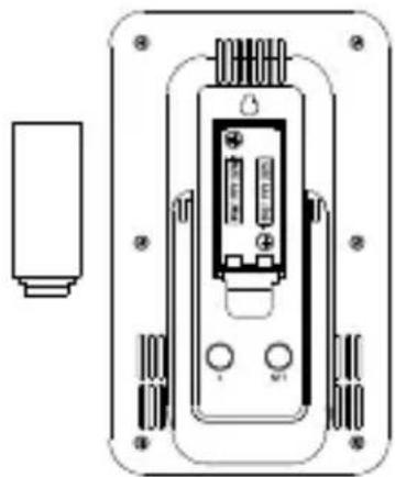 TFA 35.1109 - PLAATSEN EN VERVANGEN VAN BATTERIJEN IN HET WEERSTATION - 1