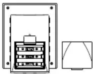 TFA 30.3013 - HOW TO INSTALL AND REPLACE BATTERIES IN THE THERMO-HYGRO-STATION - 1
