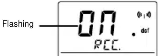 TFA 30.3013 - TIME RECEPTION ON/OFF SETTING - 1