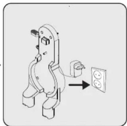 GRUNDIG VCP 4130 - Installation of the charging dock - 3