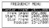 Monacor RFEXPLORER3 - Menus - 6