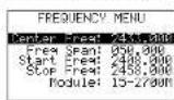Monacor RFEXPLORER3 - Menus - 7