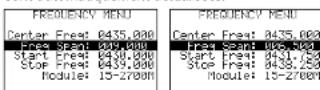 Monacor RFEXPLORER3 - Menus - 6