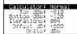Monacor RFEXPLORER3 - Menu Abschwachung - 2