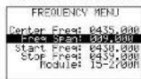 Monacor RFEXPLORER3 - Menus - 8