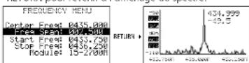 Monacor RFEXPLORER3 - Menus - 8