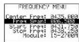 Monacor RFEXPLORER3 - Menus - 9