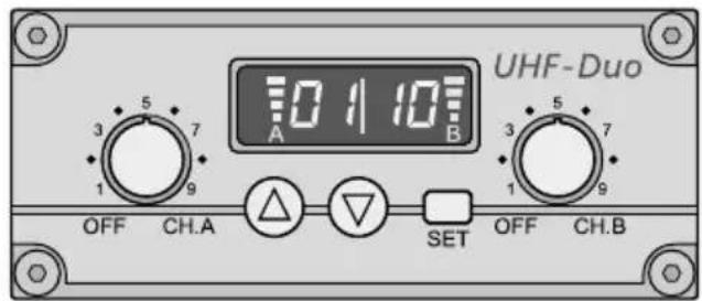 Monacor PAS254D - Bediening met draadloze microfoons - 1