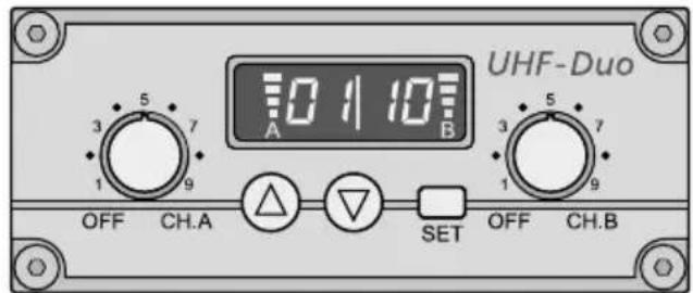 Monacor PAS254D - Operation with wireless microphones - 1