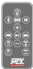 MTX Audio iP3 - Telekommande - 1