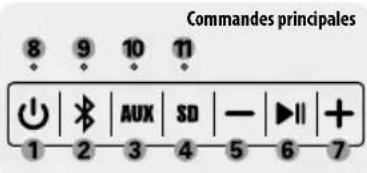 MTX Audio iP1s - Commandes et connexions : - 1