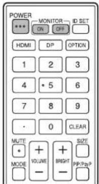 SHARP PNHW751 - Включение/выключение питания - 1