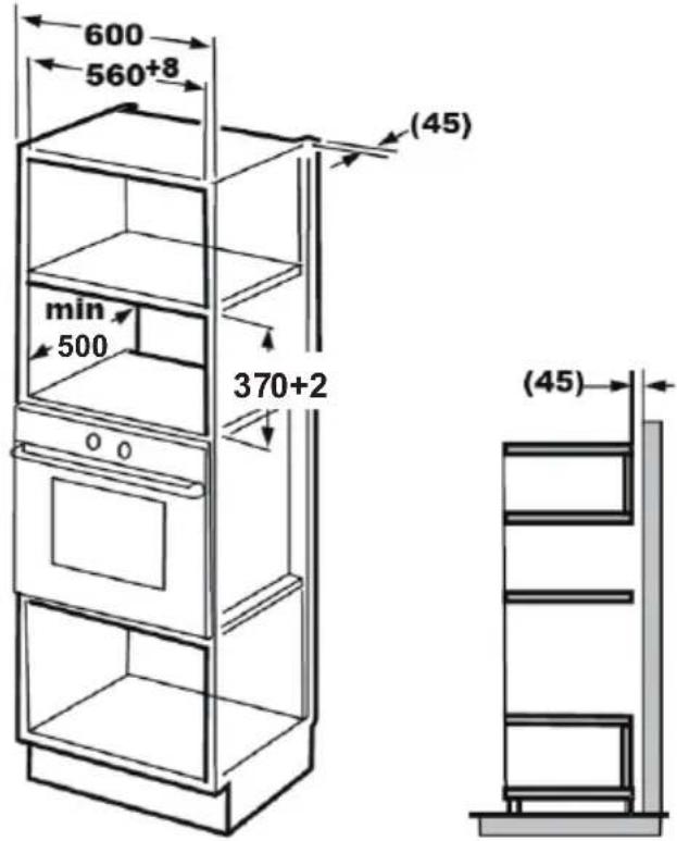 GORENJE BMX201AG1BG - Для шафи висотою 370 мм - 2