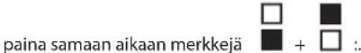 FALMEC Quantum - SILTA-toiminnon SAMMUTTAMINEN: - 1