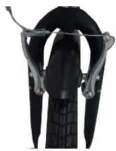 ARCHOS Cyclee - a. Vorder- und Hinterrad-Bremsen - 1