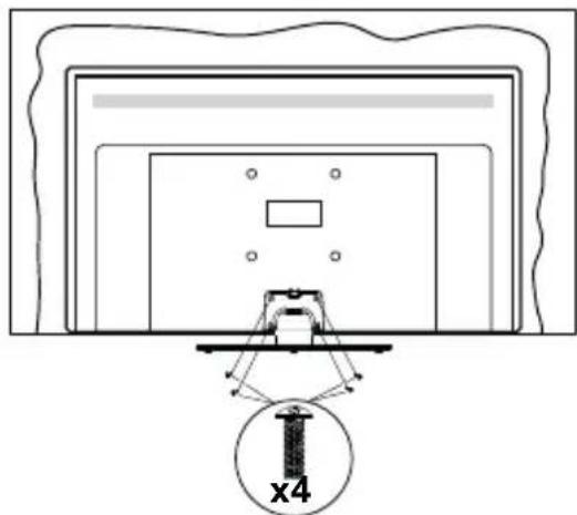 PANASONIC Viera TX32LSW484 - Assembling the pedestal - 3