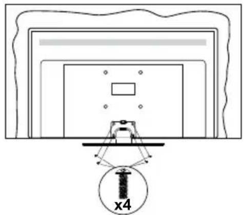 PANASONIC Viera TX32LSW484 - Sehpanın Takılması - 3