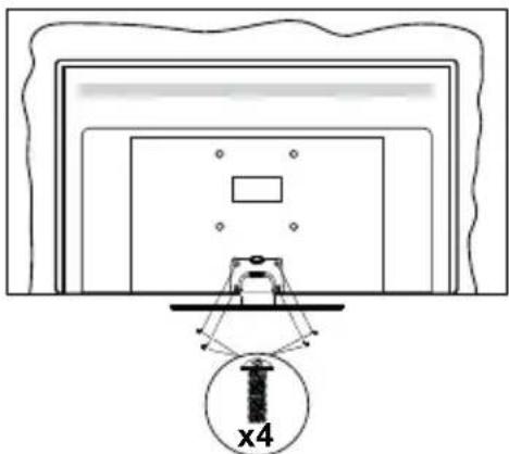 PANASONIC Viera TX32LSW484 - Montage du socle - 3