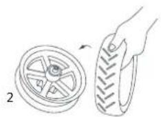 ARCHOS Citee Power - Install the inner and outer tires - 2