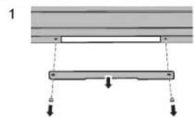 SHARP PNL862B - Fixation de l'adaptateur sans fil - 2