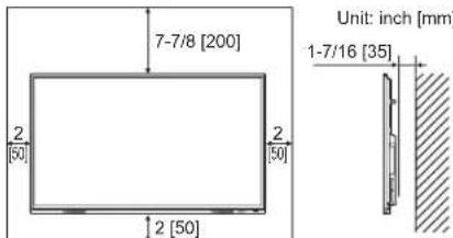 SHARP PNL862B - MOUNTING PRECAUTIONS - 2