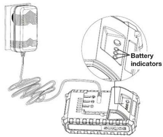Sun Joe WA24CLTE - Charging the Battery - 2