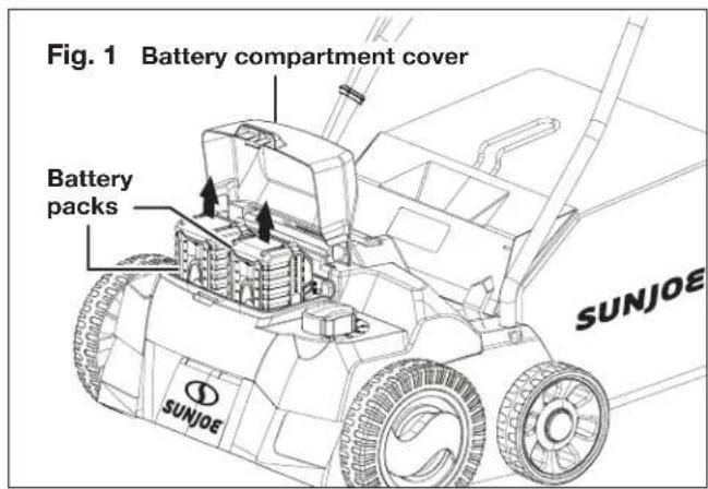 Sun Joe 24VX2DTS15CT - Charging the Battery - 1