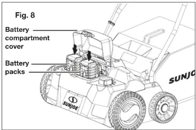 Sun Joe 24VX2DTS15CT - Starting + Stopping - 1