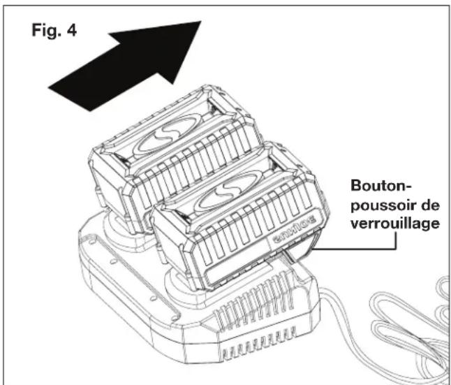 Sun Joe 24VX2DTS15CT - Comment charger les batteries - 4