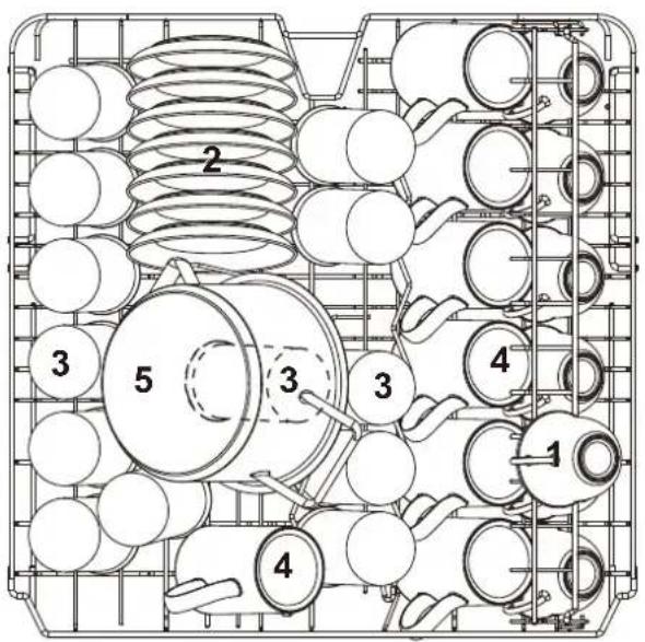 Orima OR12774 BI - Cesta superior: - 1