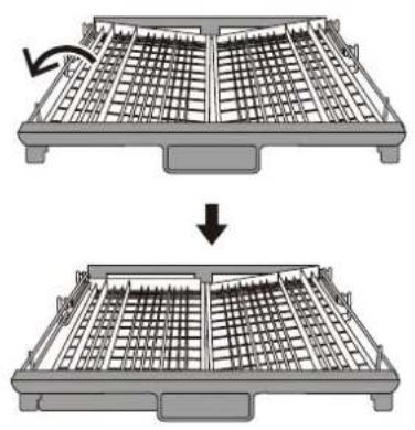 Orima OR12774 BI - Modos de utilizesao da bandeja de talheres - 1