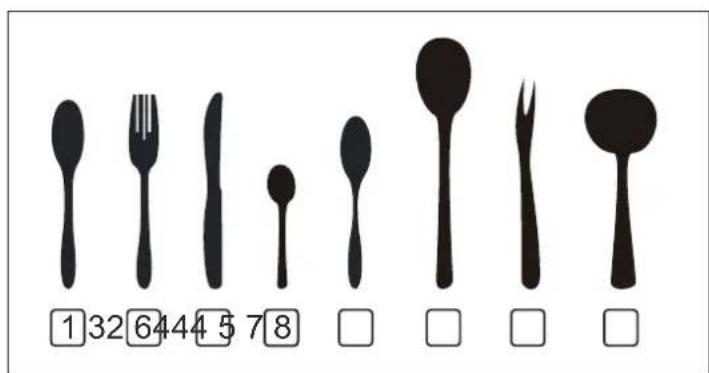 Orima OR12774 BI - Cesto para cubiertos: - 2